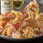 Chicken and Shrimp Carbonara