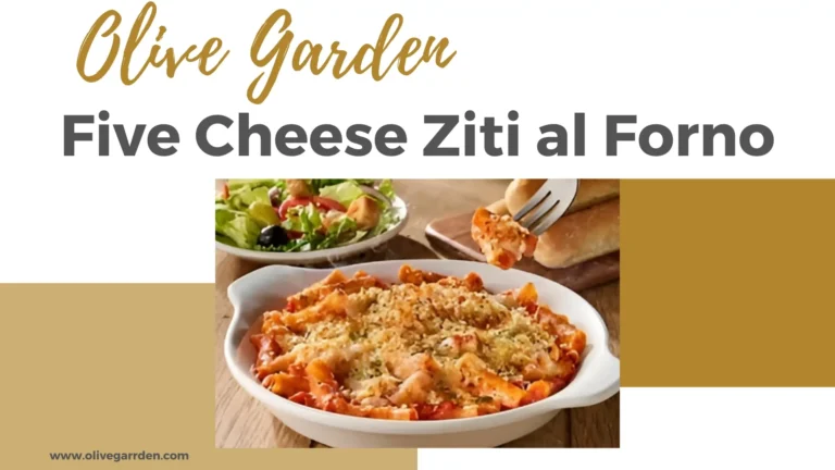 Olive Garden Five Cheese Ziti al Forno