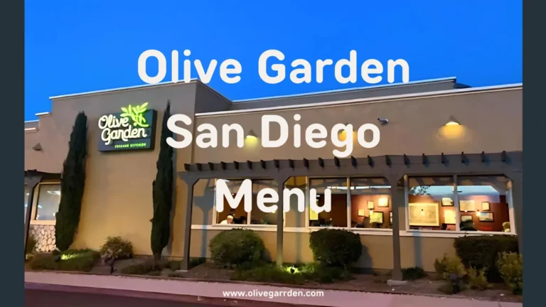 Olive Garden San Diego Menu