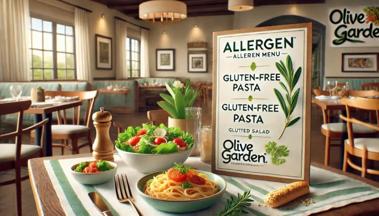 Olive Garden Allergen Menu