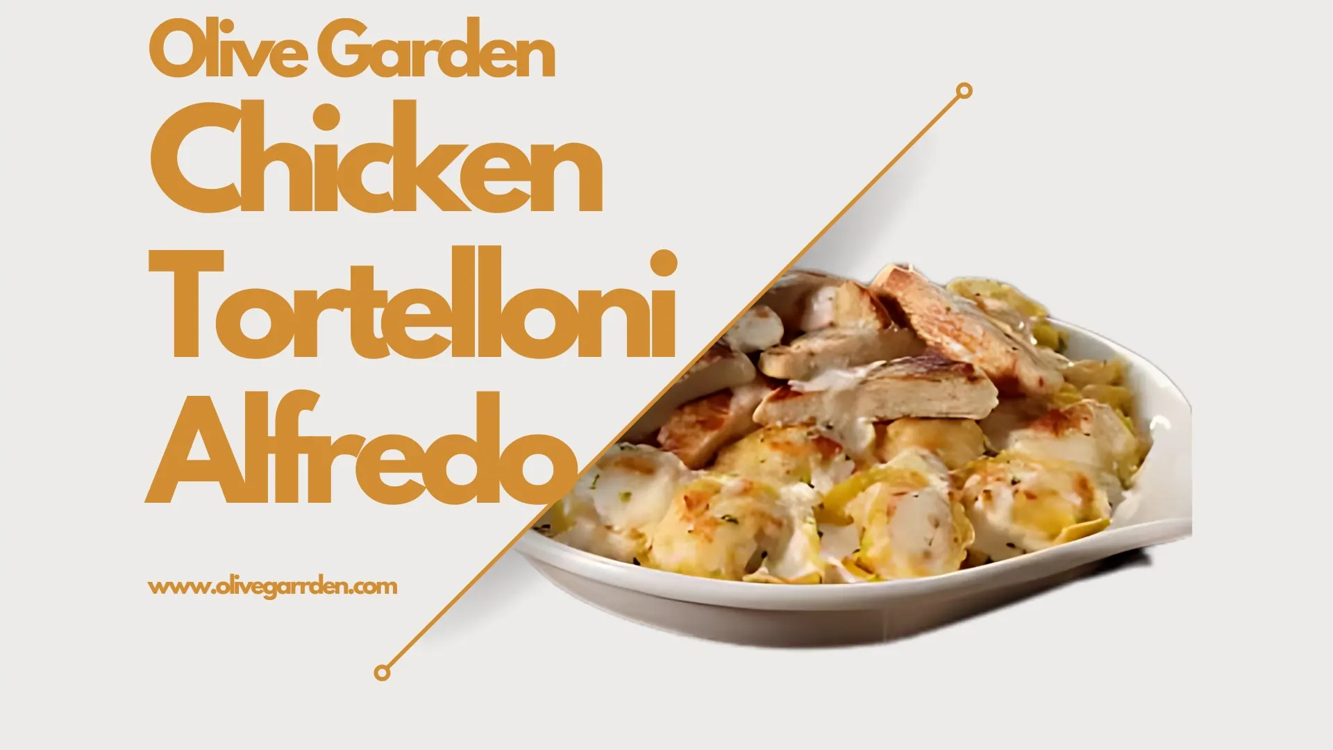 Olive Garden Chicken Tortelloni Alfredo