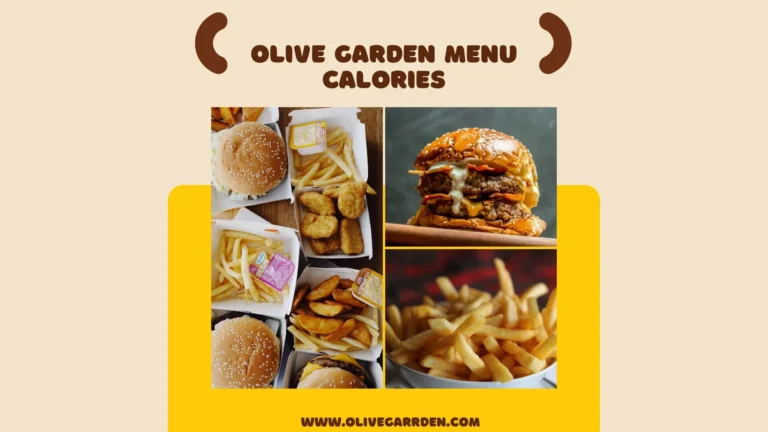 Olive Garden Menu Calories