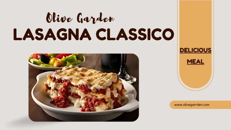 Olive Garden Lasagna Classico