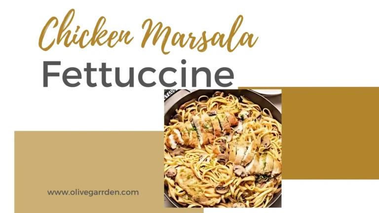 Olive Garden Chicken Marsala Fettuccine