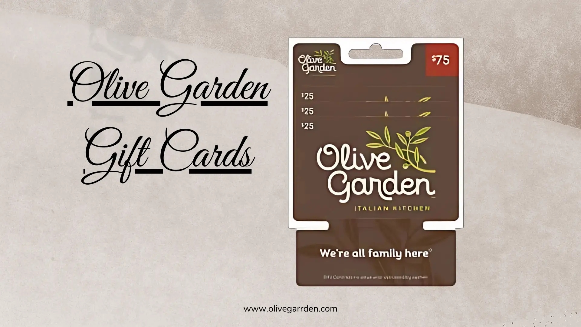 Olive Garden Gift Card