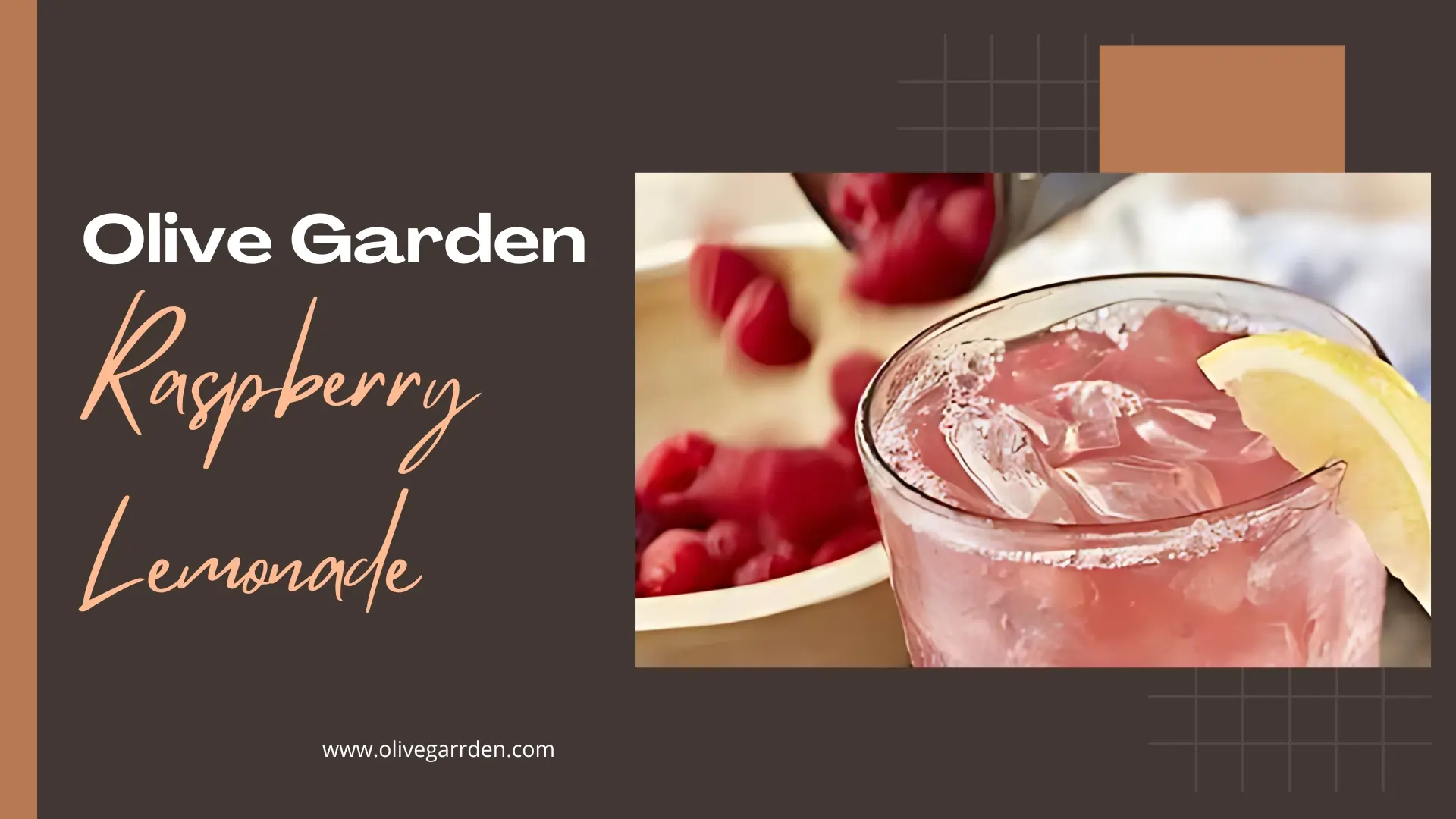 Olive Garden Raspberry Lemonade